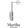 image:imageMartha Stewart 2 12 Carat Lab Grown Diamond Drop Earrings In Sterling SilverEmerald
