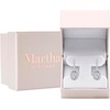image:imageMartha Stewart 2 12 Carat Lab Grown Diamond Drop Earrings In Sterling SilverPear