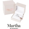 image:imageMartha Stewart 2 Carat Princess Cut Lab Grown Diamond Solitaire Engagement Ring In Sterling Silver