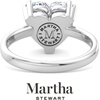 image:imageMartha Stewart 3 Carat Heart Shape Lab Grown Diamond Solitaire Engagement Ring In Sterling Silver