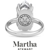 image:imageMartha Stewart 3 Carat Marquise Shape Lab Grown Diamond Solitaire Engagement Ring In Sterling Silver