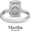 image:imageMartha Stewart 3 Carat Oval Shape Lab Grown Diamond Solitaire Engagement Ring In Sterling Silver