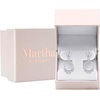 image:imageMartha Stewart 3 Carat Pear Shape Lab Grown Diamond Drop Earrings In Sterling Silver