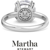 image:imageMartha Stewart 3 Carat Round Shape Lab Grown Diamond Solitaire Engagement Ring In Sterling Silver