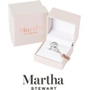 image:imageMartha Stewart 4 Carat Cushion Cut Lab Grown Diamond Halo Engagement Ring In Sterling Silver