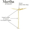 image:imageMartha Stewart 4 Carat Lab Grown Diamond Marquise Circle Necklace In Sterling Silver