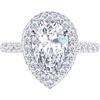 image:imageMartha Stewart 4 Carat Lab Grown Diamond Ring Hidden Halo Diamond Engagement Ring in 14 Karat Goldwhitegold