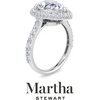 image:imageMartha Stewart 4 Carat Lab Grown Diamond Ring Hidden Halo Diamond Engagement Ring in 14 Karat Goldwhitegold