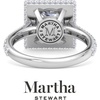 image:imageMartha Stewart 4 Carat Lab Grown Diamond Ring Hidden Halo Diamond Engagement Ring in 14 Karat Goldwhitegold