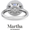 image:imageMartha Stewart 4 Carat Lab Grown Diamond Ring Hidden Halo Diamond Engagement Ring in 14 Karat Goldwhitegold