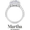 image:imageMartha Stewart 4 Carat Lab Grown Diamond Ring Hidden Halo Diamond Engagement Ring in 14 Karat Goldwhitegold