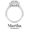 image:imageMartha Stewart 4 Carat Lab Grown Diamond Ring Hidden Halo Diamond Engagement Ring in 14 Karat Goldwhitegold