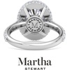 image:imageMartha Stewart 4 Carat Lab Grown Diamond Ring Hidden Halo Diamond Engagement Ring in 14 Karat Goldwhitegold