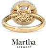 image:imageMartha Stewart 4 Carat Lab Grown Diamond Ring Hidden Halo Diamond Engagement Ring in 14 Karat Goldyellowgold