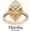 image:imageMartha Stewart 4 Carat Lab Grown Diamond Ring Hidden Halo Diamond Engagement Ring in 14 Karat Goldyellowgold