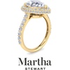 image:imageMartha Stewart 4 Carat Lab Grown Diamond Ring Hidden Halo Diamond Engagement Ring in 14 Karat Goldyellowgold