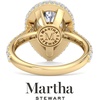 image:imageMartha Stewart 4 Carat Lab Grown Diamond Ring Hidden Halo Diamond Engagement Ring in 14 Karat Goldyellowgold