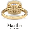 image:imageMartha Stewart 4 Carat Lab Grown Diamond Ring Hidden Halo Diamond Engagement Ring in 14 Karat Goldyellowgold