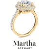 image:imageMartha Stewart 4 Carat Lab Grown Diamond Ring Hidden Halo Diamond Engagement Ring in 14 Karat Goldyellowgold