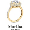image:imageMartha Stewart 4 Carat Lab Grown Diamond Ring Hidden Halo Diamond Engagement Ring in 14 Karat Goldyellowgold