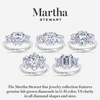 image:imageMartha Stewart 5 12 Carat Emerald Cut Lab Grown Diamond Three Stone Plus Engagement Ring In Sterling Silver