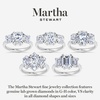 image:imageMartha Stewart 5 12 Carat Marquise Shape Lab Grown Diamond Three Stone Plus Engagement Ring In Sterling Silver