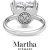 image:imageMartha Stewart 5 Carat Heart Shape Lab Grown Diamond Solitaire Engagement Ring In Sterling Silver