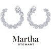 image:imageMartha Stewart 5 Carat Lab Grown Diamond Hoop Earrings Oval Shape 14K Gold Diamond Hoop Earrings for Womenwhitegold