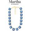 image:imageMartha Stewart Cushion Crystal Statement NecklaceBlue