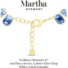 image:imageMartha Stewart Cushion Crystal Statement NecklaceBlue