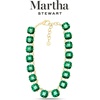 image:imageMartha Stewart Cushion Crystal Statement NecklaceGreen