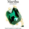 image:imageMartha Stewart Cushion Crystal Statement NecklaceGreen