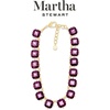 image:imageMartha Stewart Cushion Crystal Statement NecklacePurple