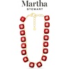 image:imageMartha Stewart Cushion Crystal Statement NecklaceRed