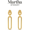 image:imageMartha Stewart Elegant Gold Dangle Earrings 2 Inches