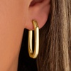 image:imageMartha Stewart Gold Hoop Earrings 1 12 Inches