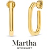 image:imageMartha Stewart Gold Hoop Earrings 1 12 Inches