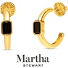 image:imageMartha Stewart Gold Hoop EarringsBlack