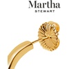 image:imageMartha Stewart Gold Hoop EarringsGreen