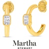 image:imageMartha Stewart Gold Hoop EarringsWhite