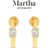 image:imageMartha Stewart Gold Hoop EarringsWhite