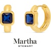 image:imageMartha Stewart Gold Huggie Hoop EarringsBlue