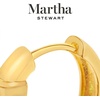 image:imageMartha Stewart Gold Huggie Hoop EarringsBlue