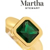 image:imageMartha Stewart Gold Huggie Hoop EarringsGreen