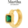 image:imageMartha Stewart Gold Huggie Hoop EarringsGreen