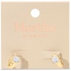image:imageMartha Stewart Gold Huggie Hoop EarringsWhite