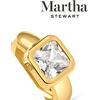image:imageMartha Stewart Gold Huggie Hoop EarringsWhite