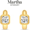 image:imageMartha Stewart Gold Huggie Hoop EarringsWhite