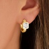 image:imageMartha Stewart Gold Huggie Hoop EarringsWhite