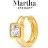 image:imageMartha Stewart Gold Huggie Hoop EarringsWhite